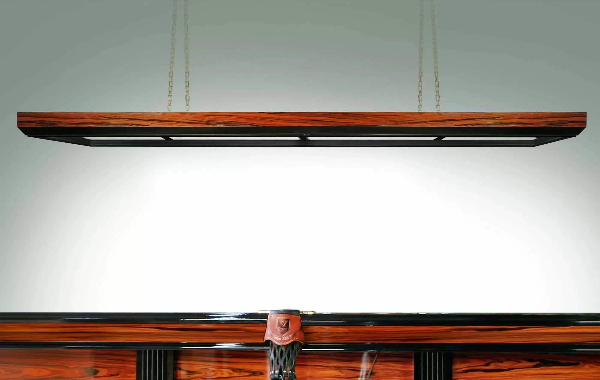 Лампа "Evolution-Экзотик" 4 секции ясень (палисандр красный)(ширина 600)