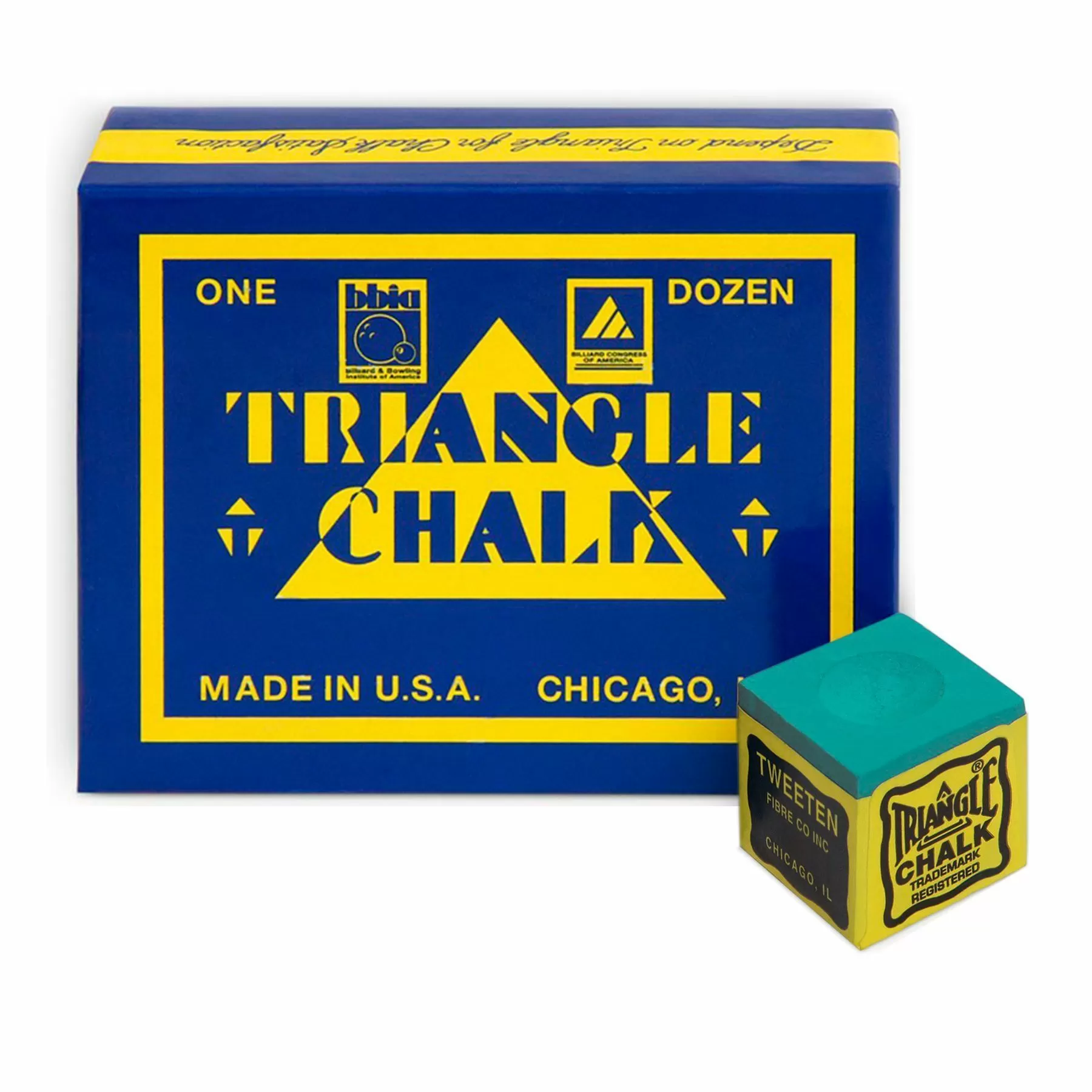 Мел Tweeten Triangle зеленый (12 шт)