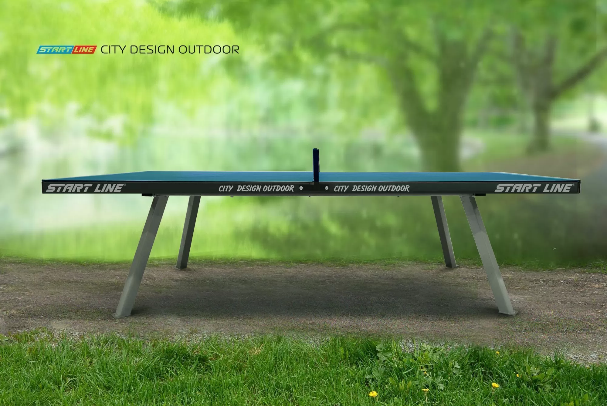 Стол теннисный City DESIGN Всепогодный Синий