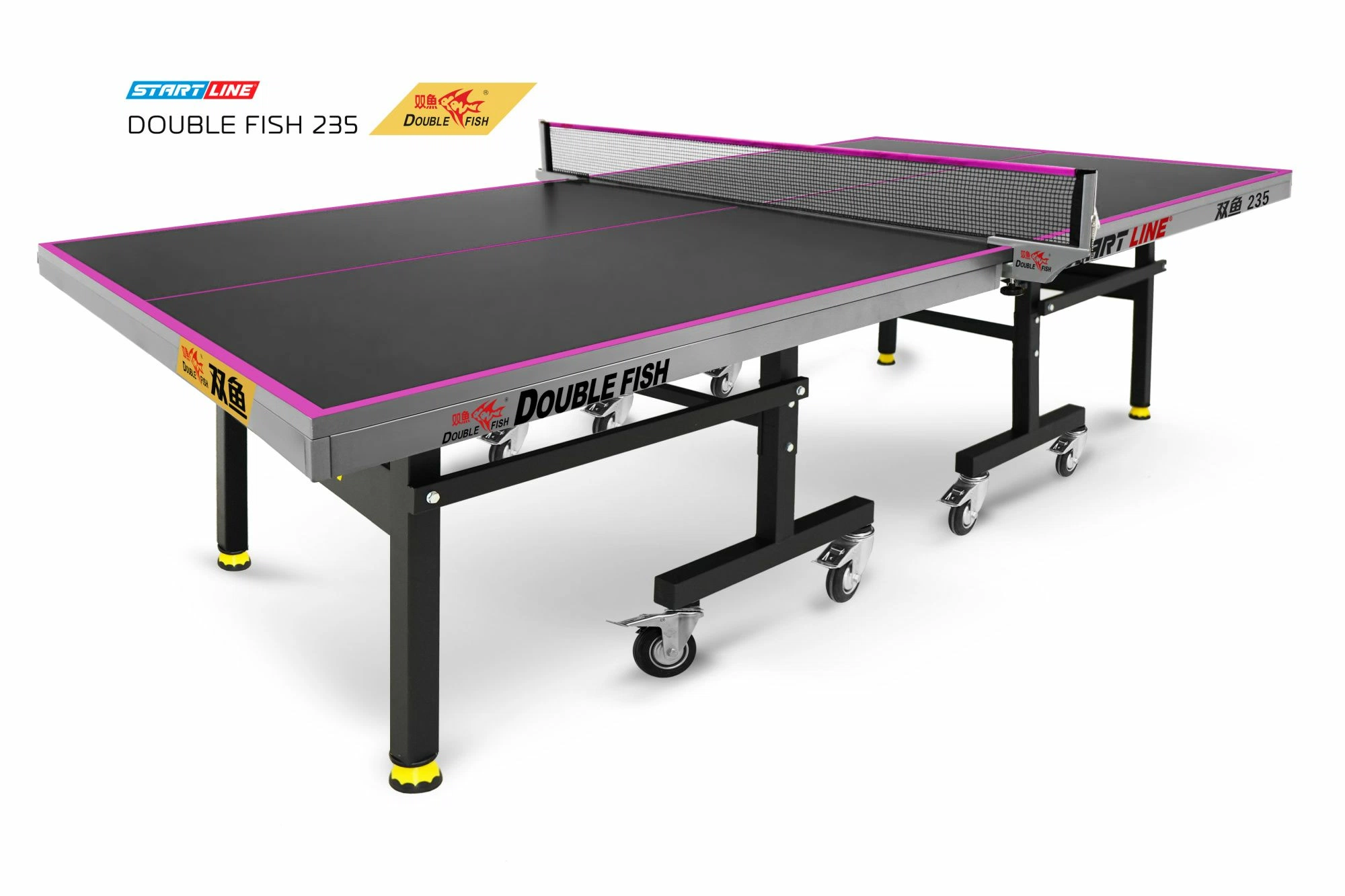 Стол теннисный Double Fish 235 черный