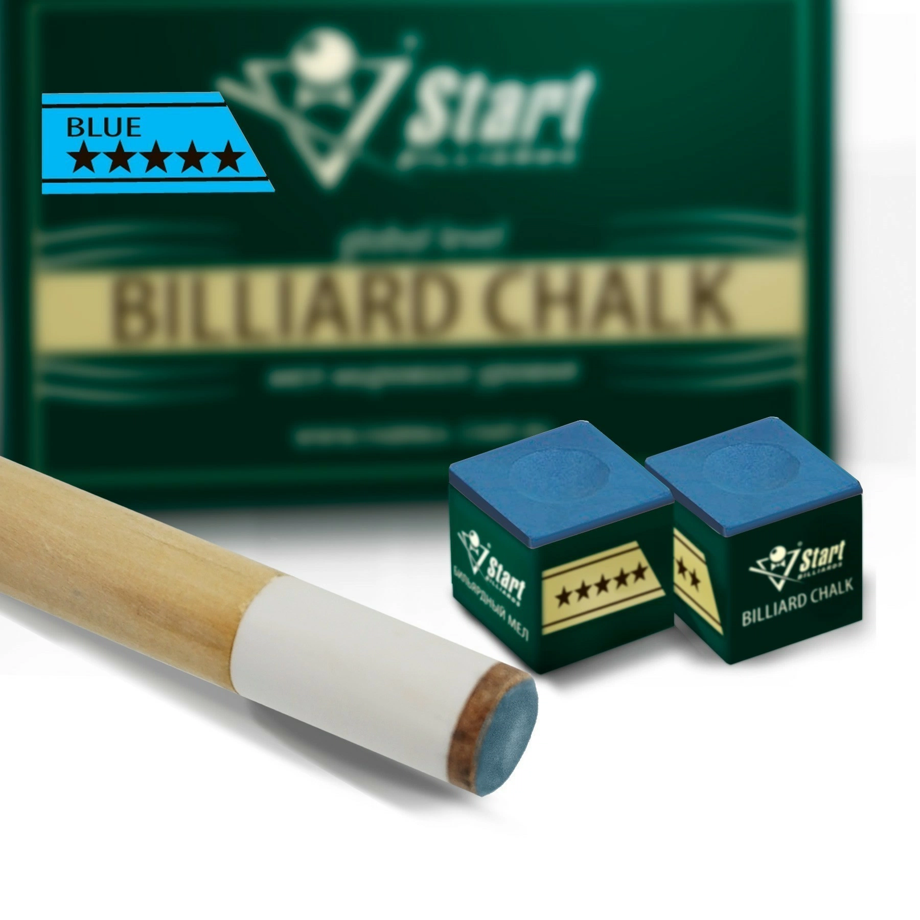 Мел Startbilliards 5 звезд синий (72шт) 3