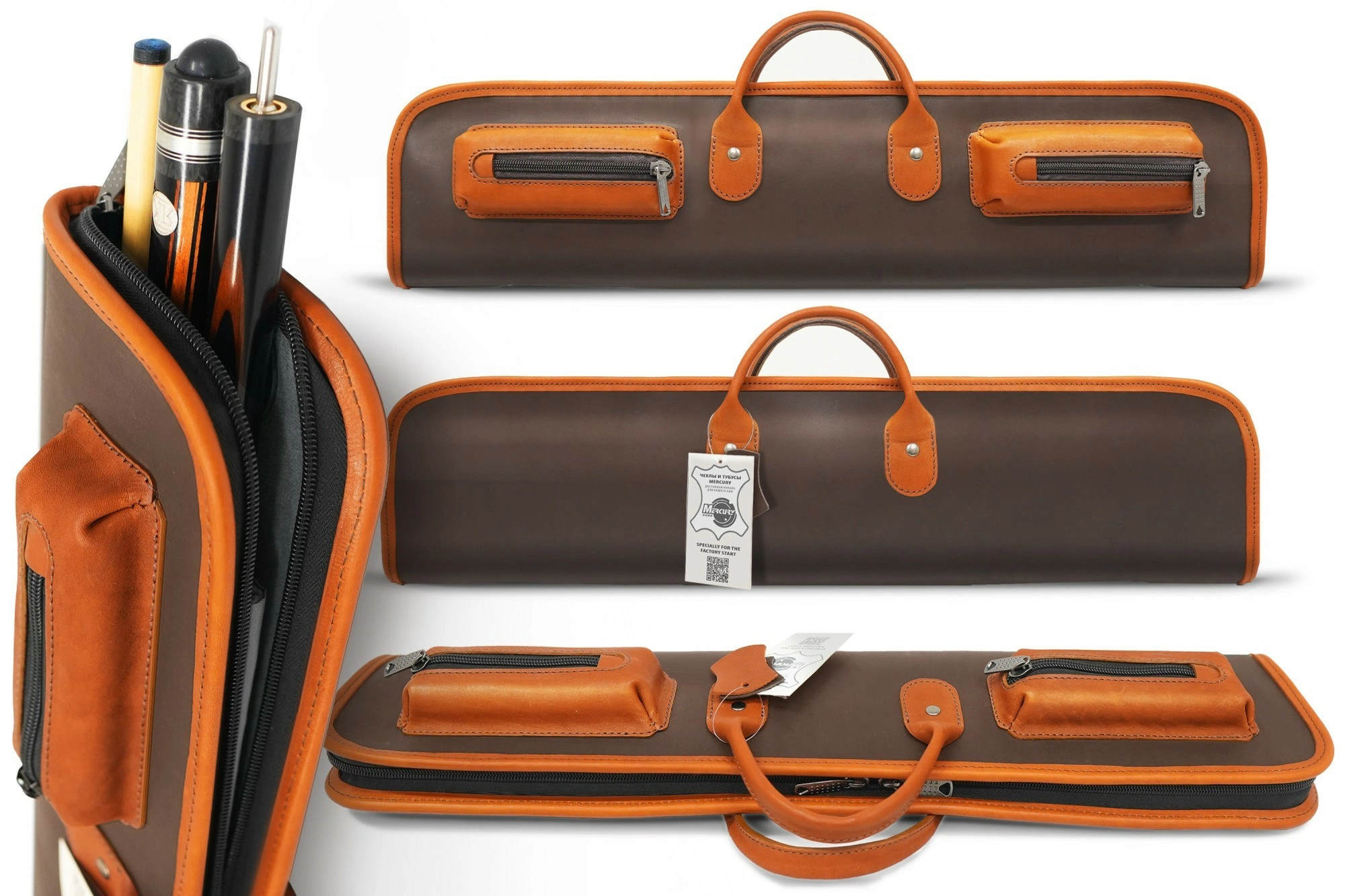 Чехол на 3-х составной кий "Милан"