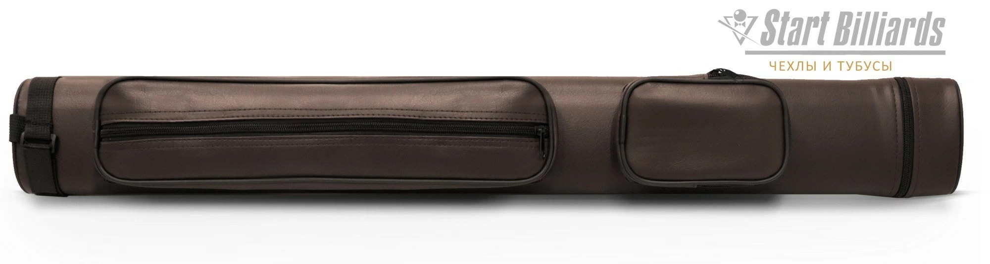 Тубус на 2 кия "GuePod" коричневый