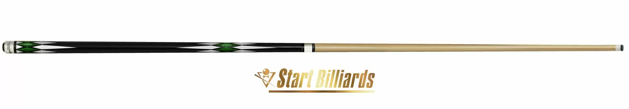 Кий Startbilliards Пул Береза зеленый бриллиант 2РС 145 см.