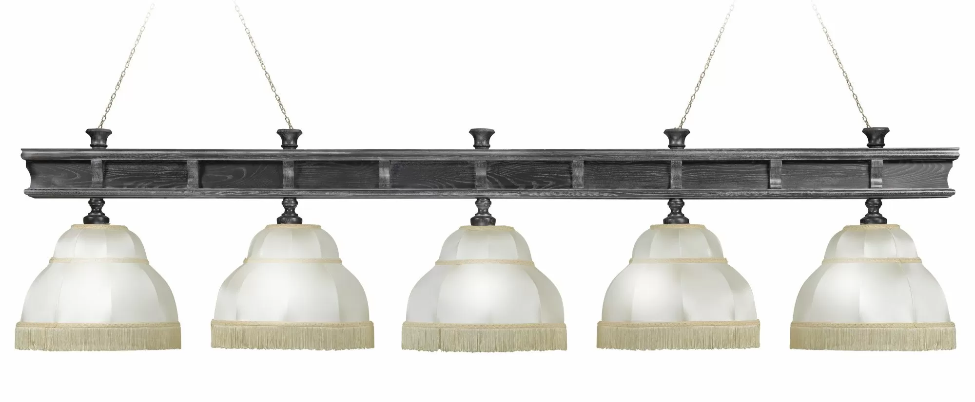 Лампа "Президент Сильвер" 5пл. ясень