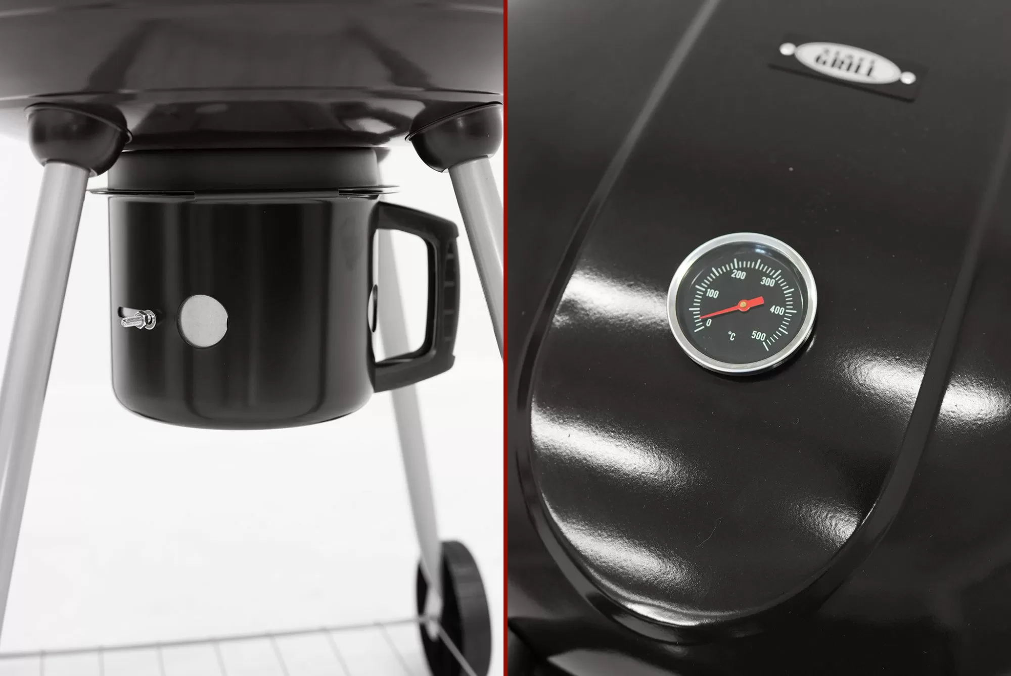 Круглый угольный гриль 22 дюйма (57 см) BISON