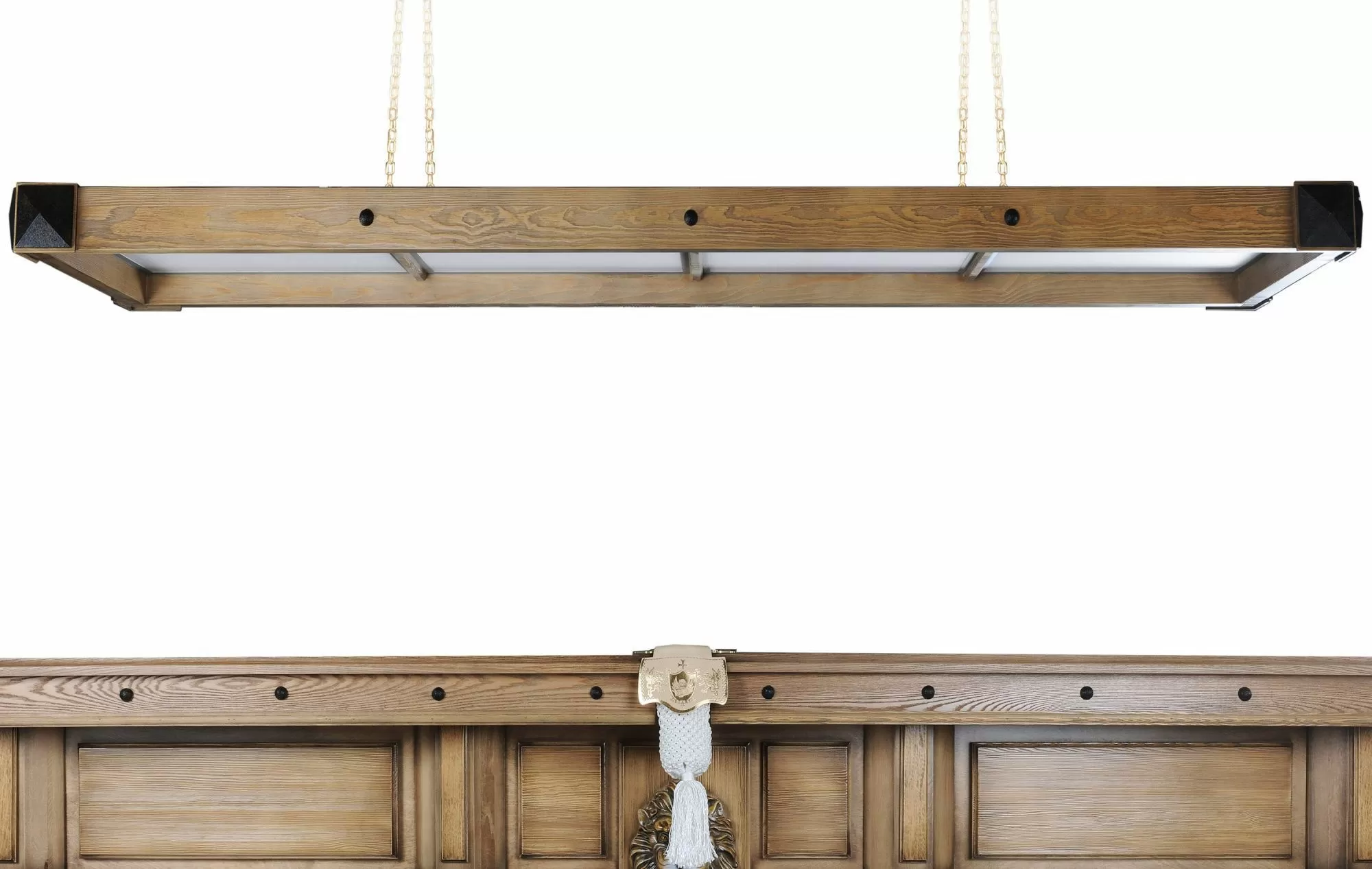 Лампа "Evolution Охота" 4 секции сосна