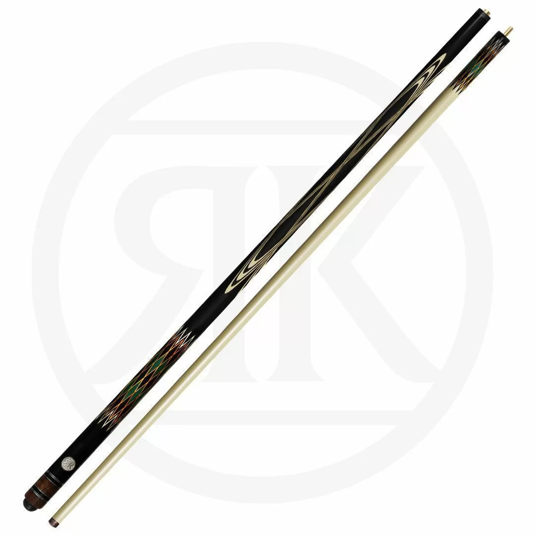 Кий Алмаз, черный граб/белый граб/ясень, 5-запилов, 2PC