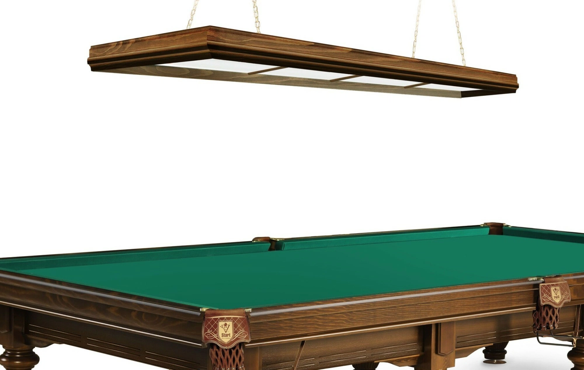 Лампа "Evolution Версаль" 4 секции сосна (ширина 600)