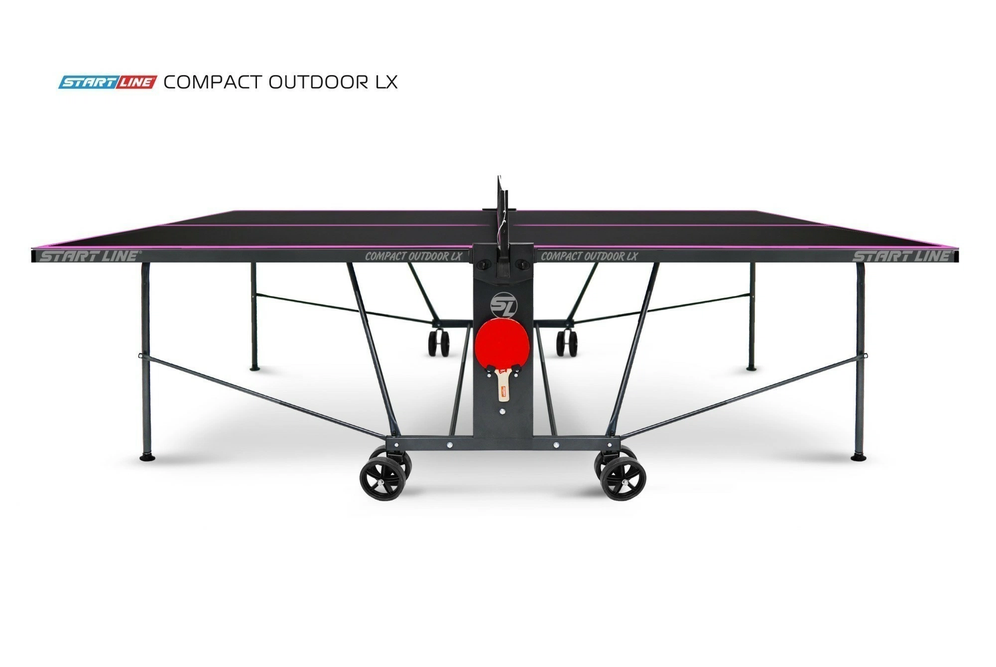 Стол теннисный Compact-2 LX  Всепогодный 6 black