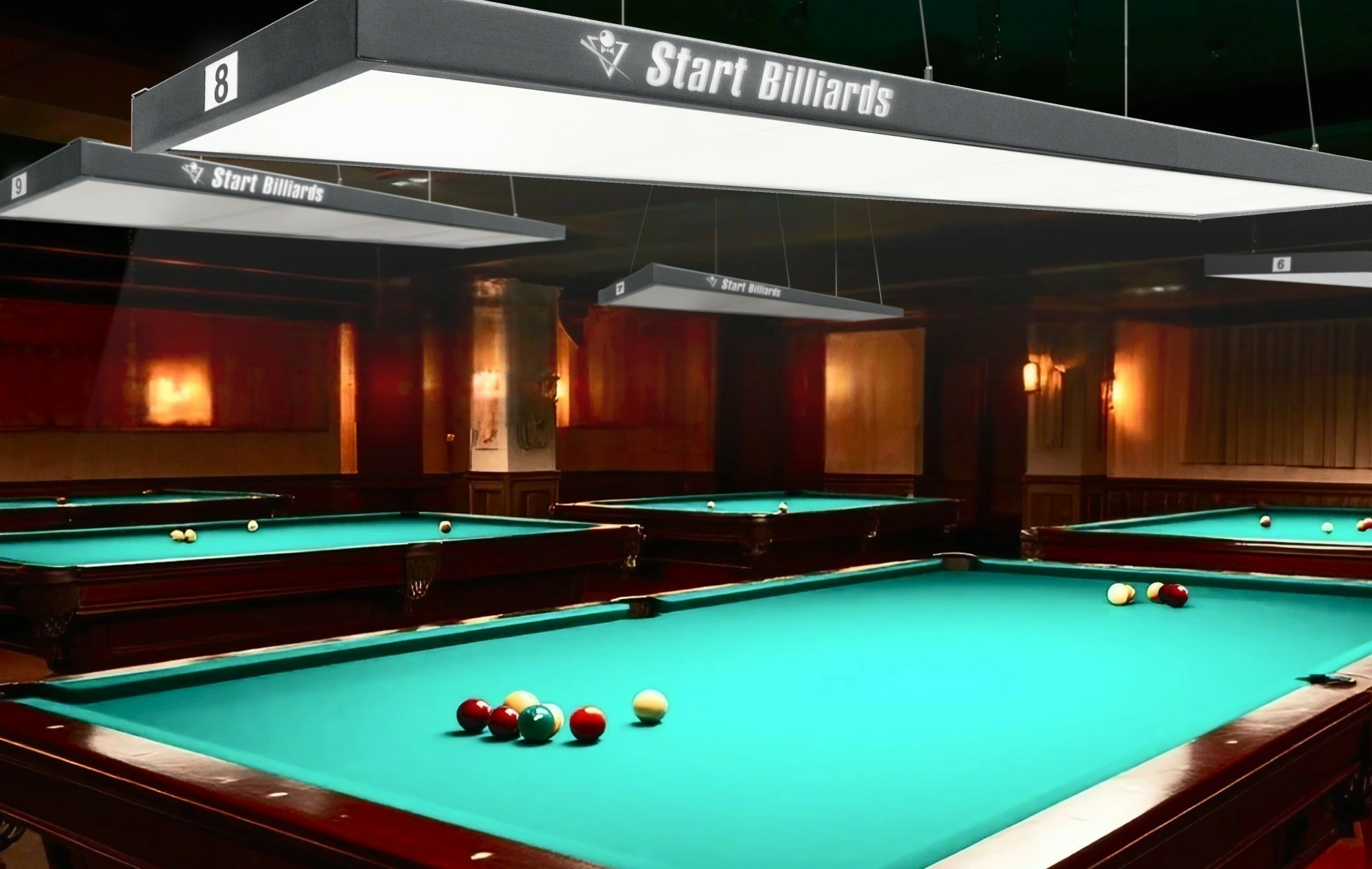 Лампа "STARTBILLIARDS" Club select 5 секций