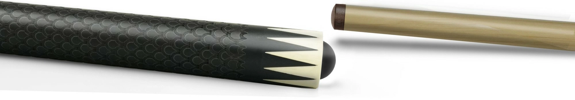 16-11-Р Кий "Классика 9-запилов" 2 РС, черн.граб/граб(РК) с гравировкой 3