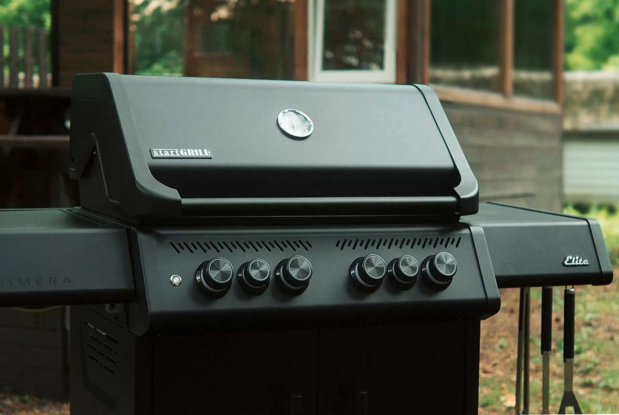 Газовый гриль 4+2 горелки