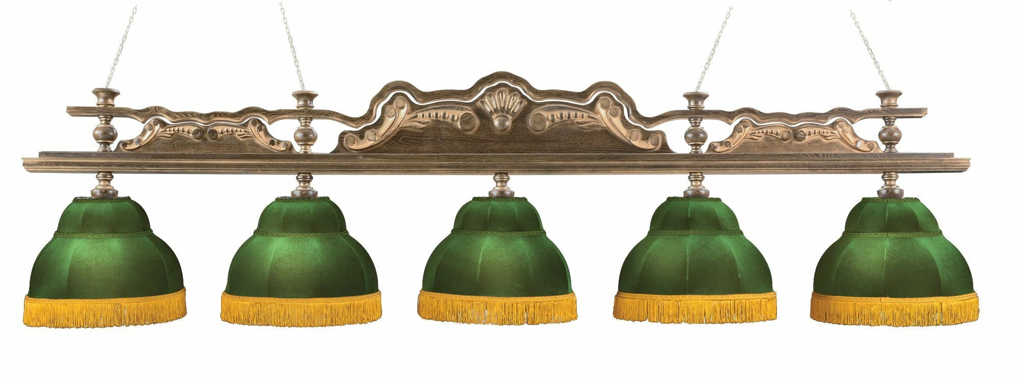 Лампа "Император Голд" 5пл. ясень