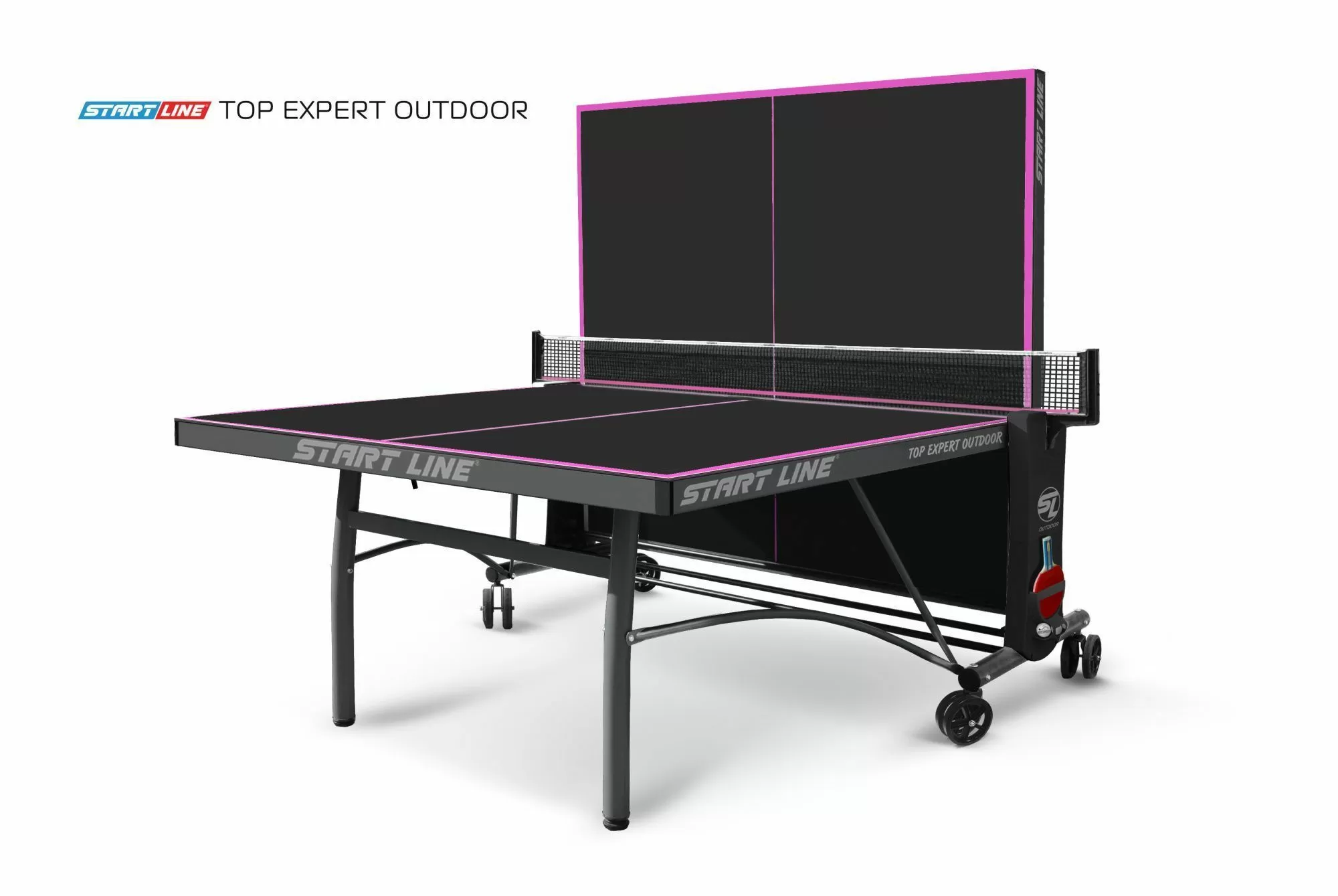 Стол теннисный Top Expert 6 Всепогодный Black
