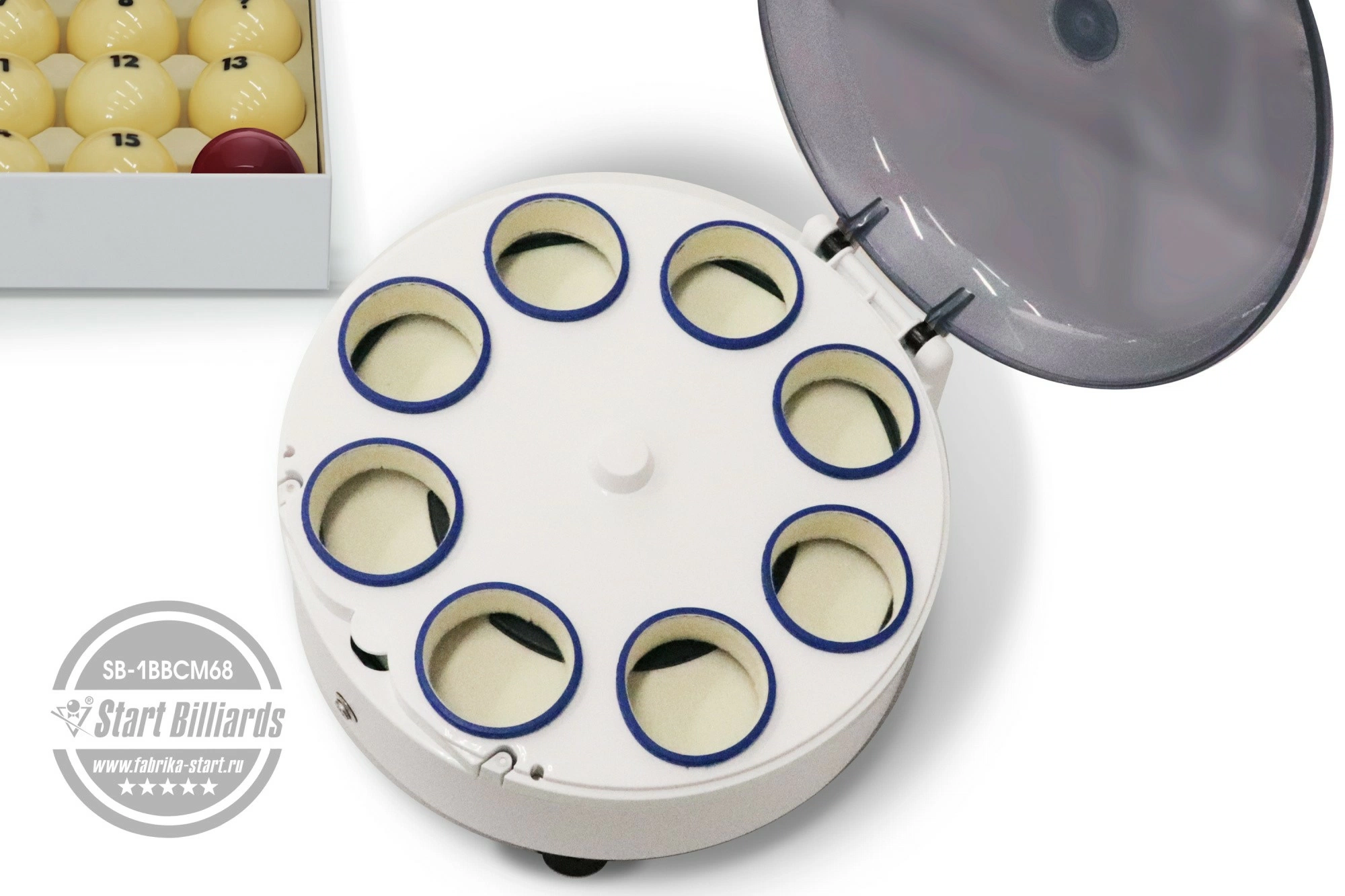 Машина для очистки и полировки бильярдных шаров 3