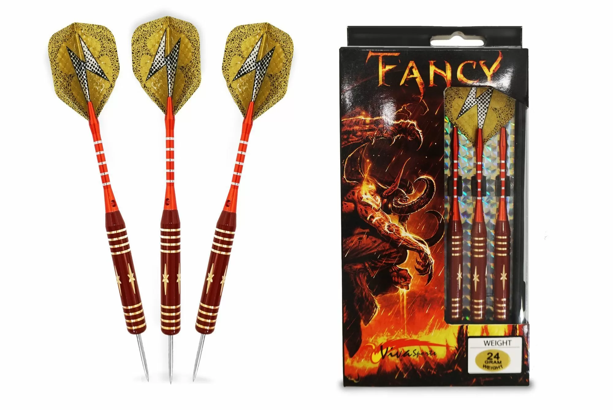 Комплект дротиков FANCY Латунь 24 GM