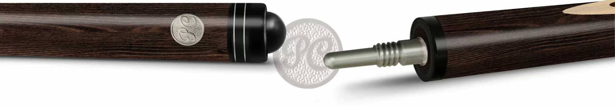 10-5-У Кий "Классик 13 запильный с удлинителем" 2 РС, венге/граб 2