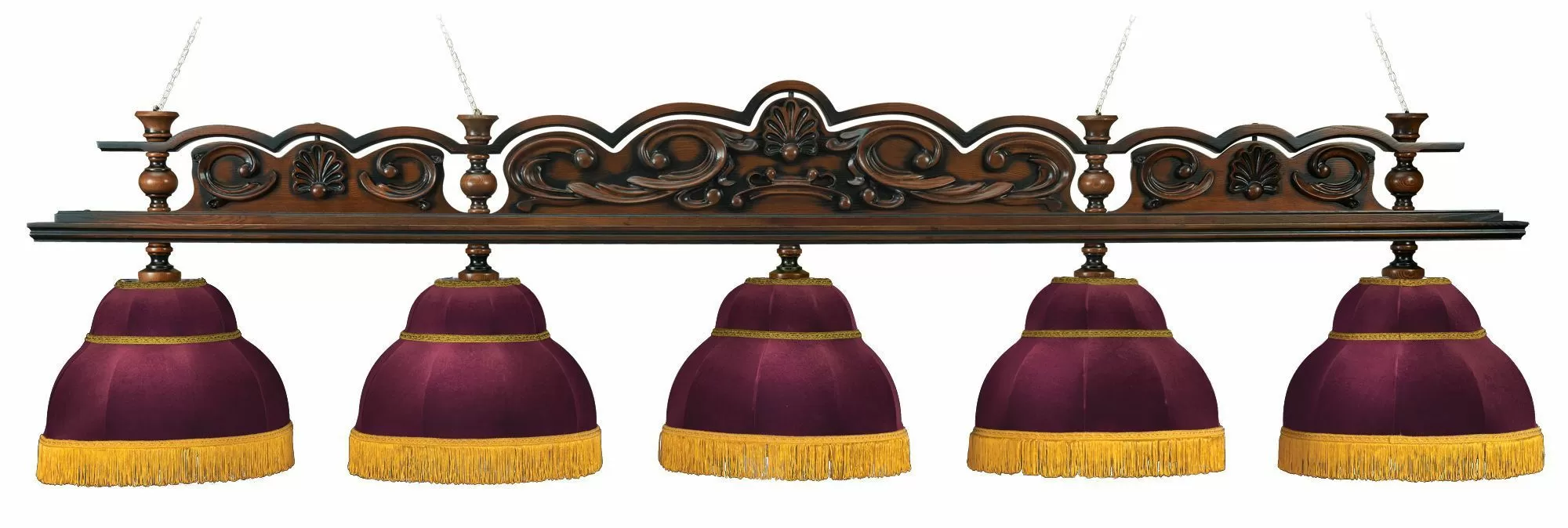 Лампа "Ренессанс" 5пл. ясень / клён 3