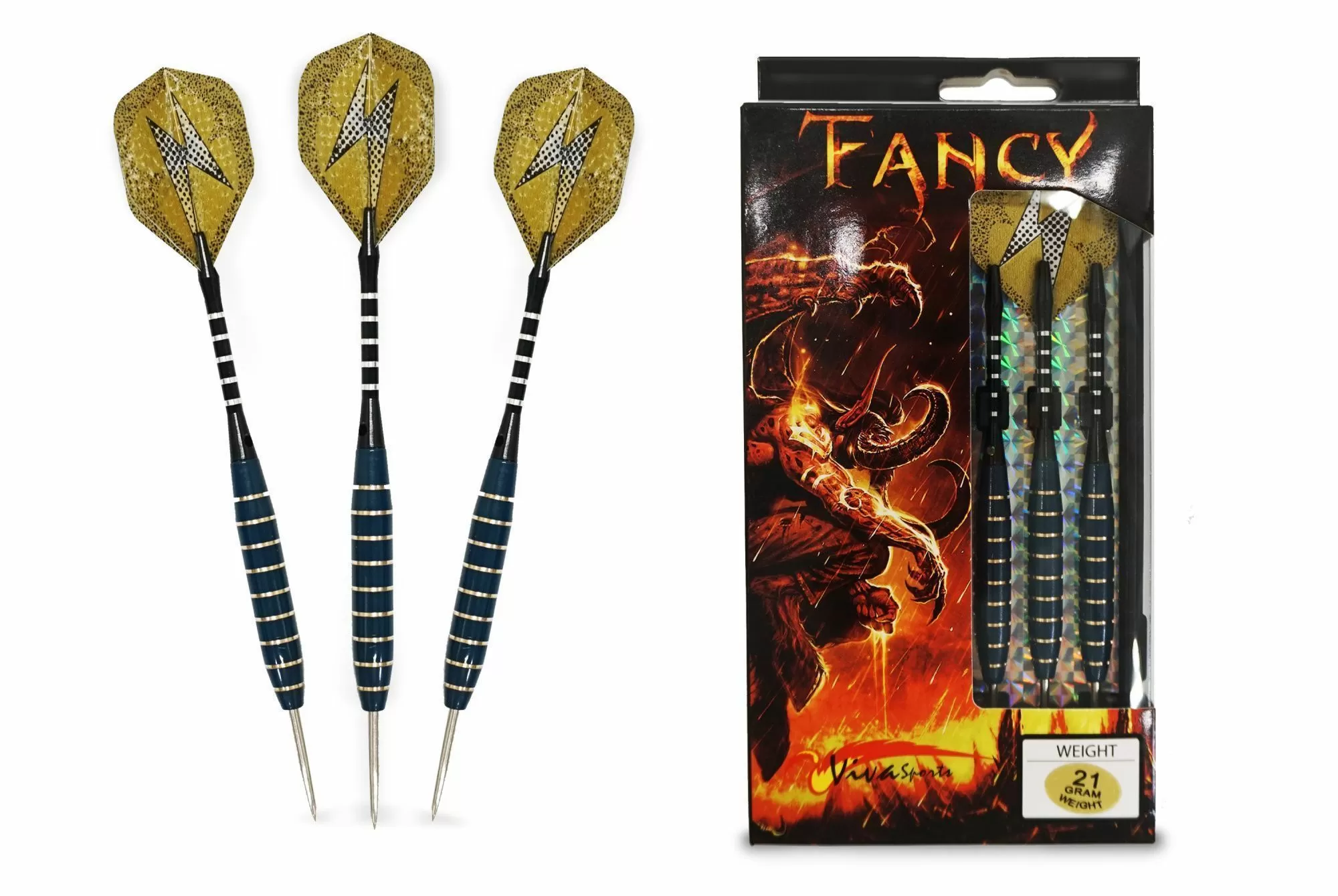 Комплект дротиков FANCY Латунь 21 GM