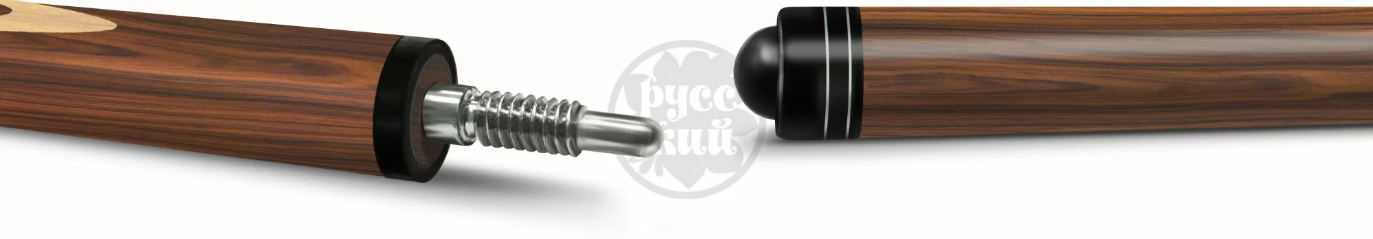 10-7-Р Кий "Классик 13-запильный" 2 РС, палисандр/граб(РК) 2