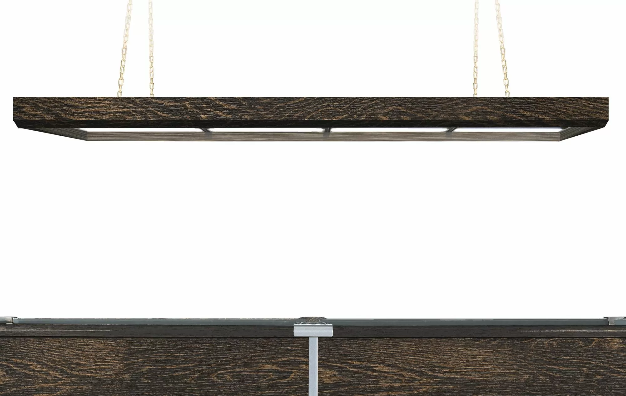 Лампа "Evolution High-tech" 4 секции ПВХ сосна