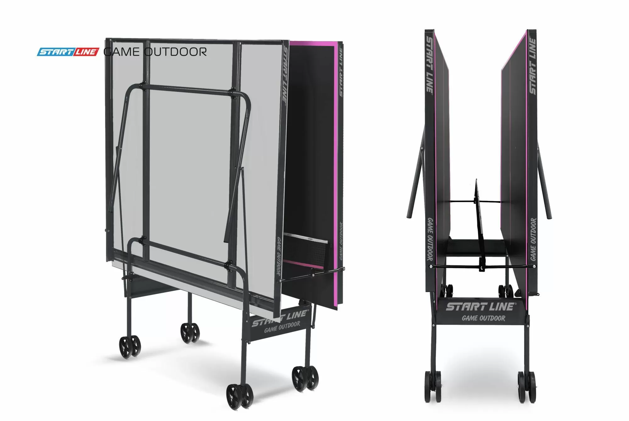 Стол теннисный Game Всепогодный с сеткой Black