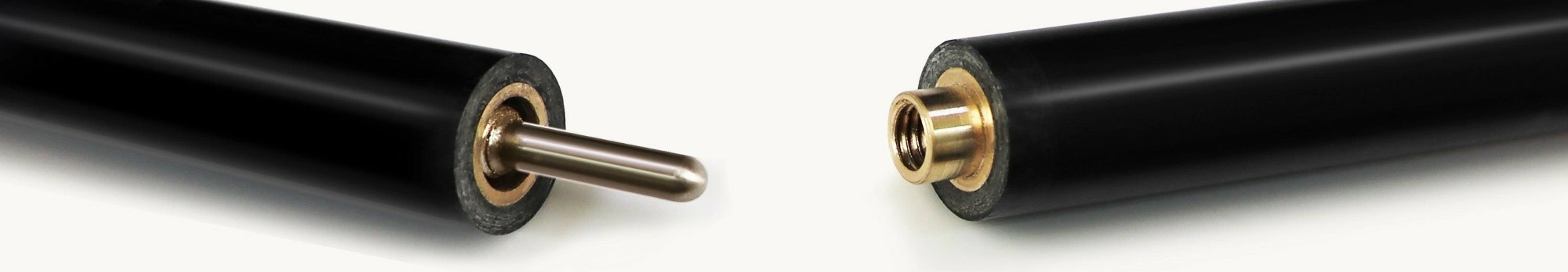 Кий Топаз, черный граб/граб, 14-запилов, 2PC(ЯК)