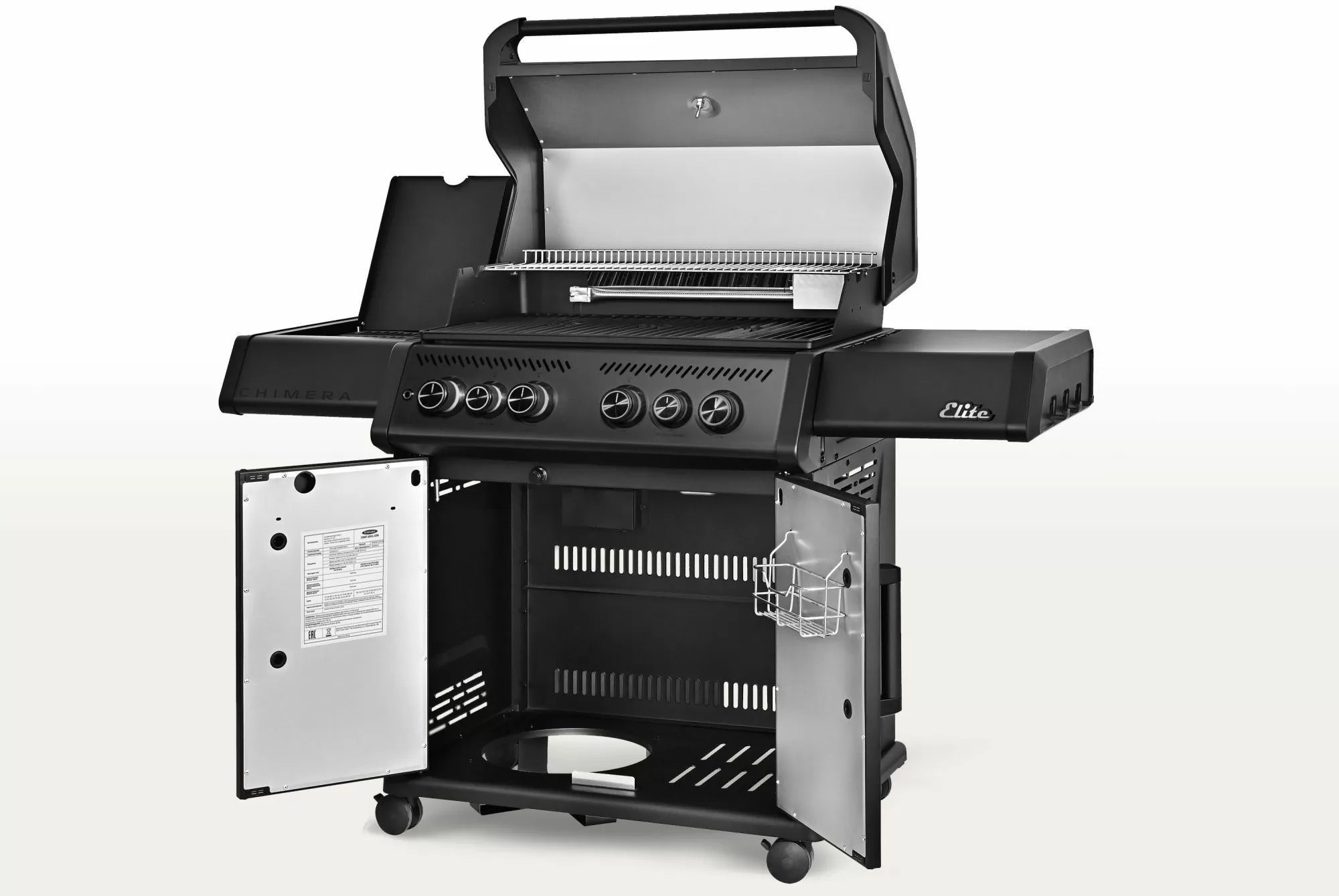 Газовый гриль 4+2 горелки