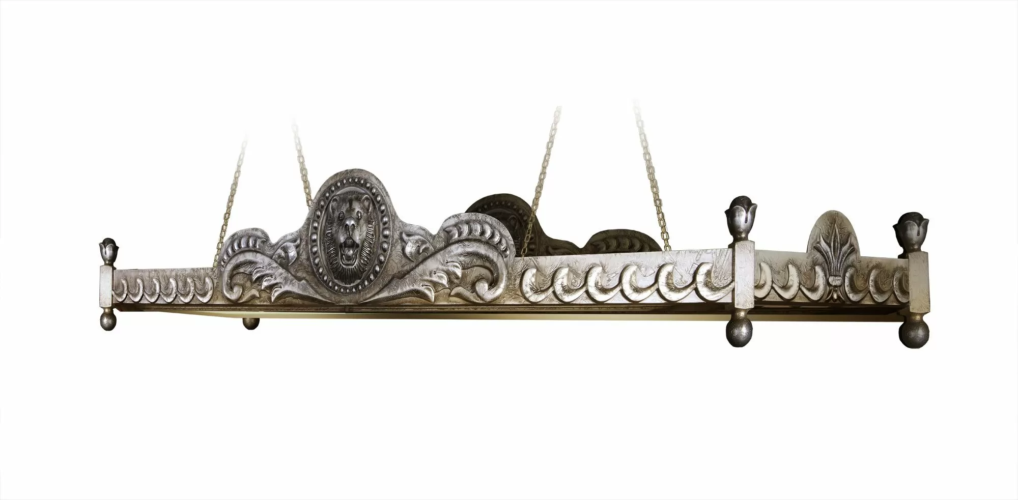 Лампа "Evolution" Лео 4 секции клен 3