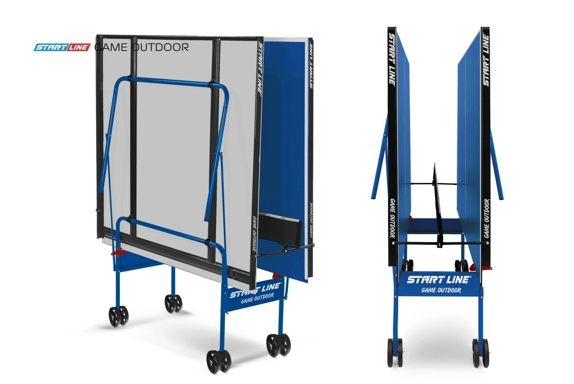 Стол теннисный Game 6 Всепогодный с сеткой Синий