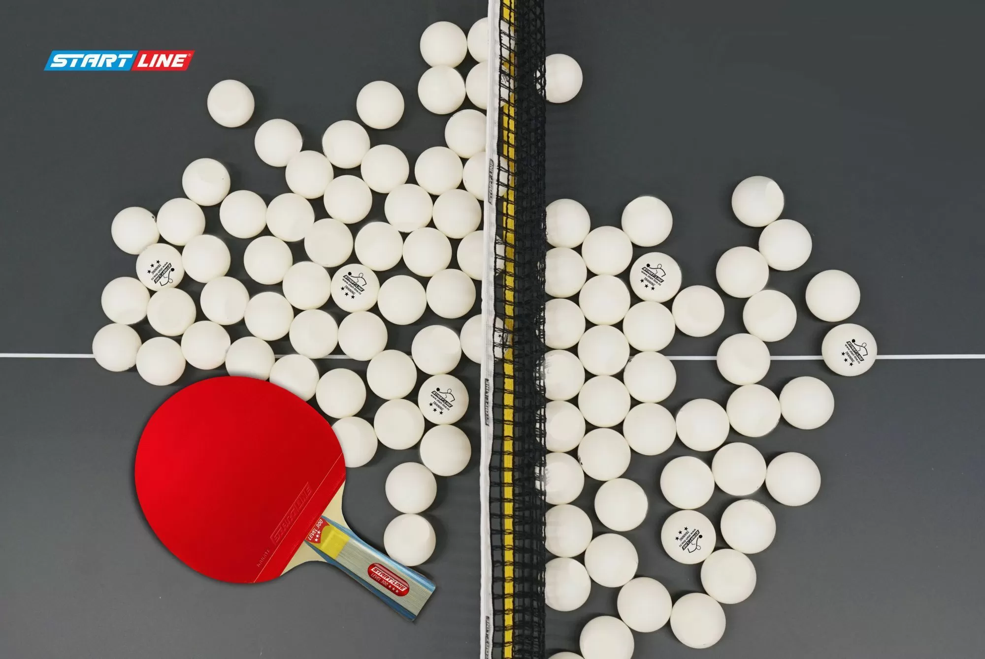 Мячи Start line Training 3* New (3 шт, бел.)