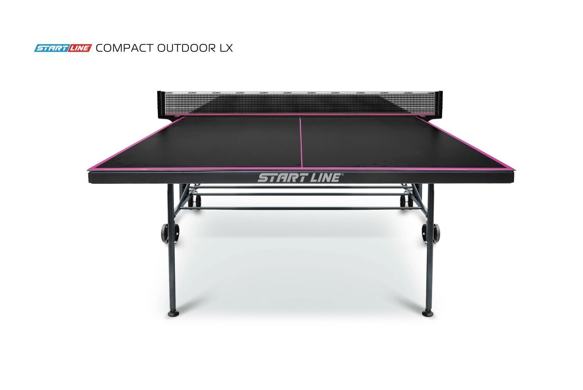 Стол теннисный Compact-2 LX  Всепогодный 6 black