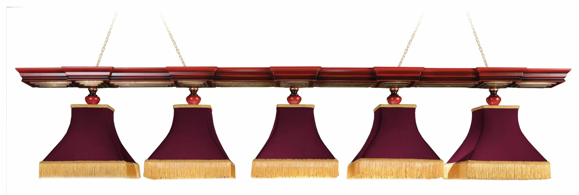 Лампа "Dragon" 5пл. клен