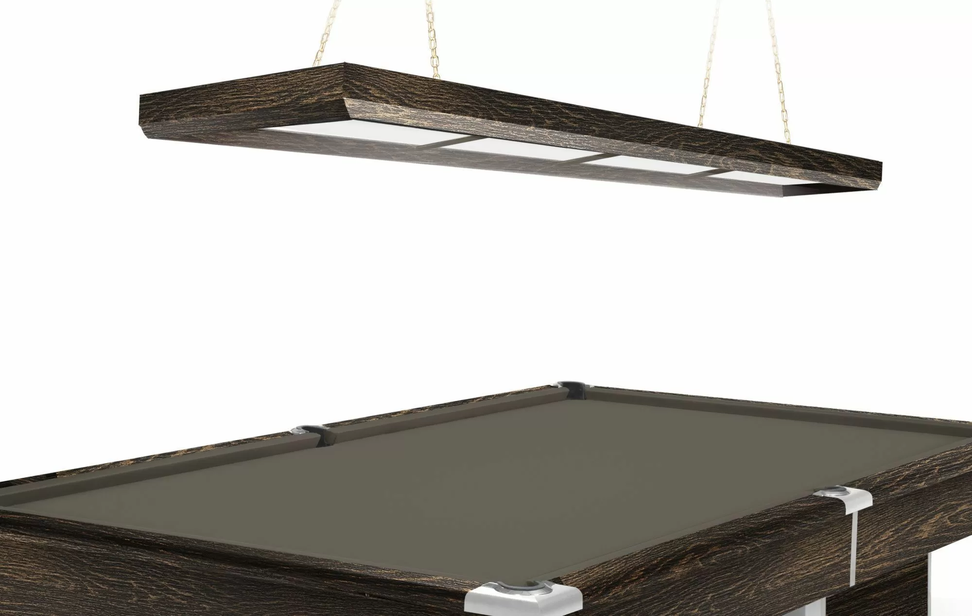 Лампа "Evolution High-tech" 4 секции ПВХ сосна