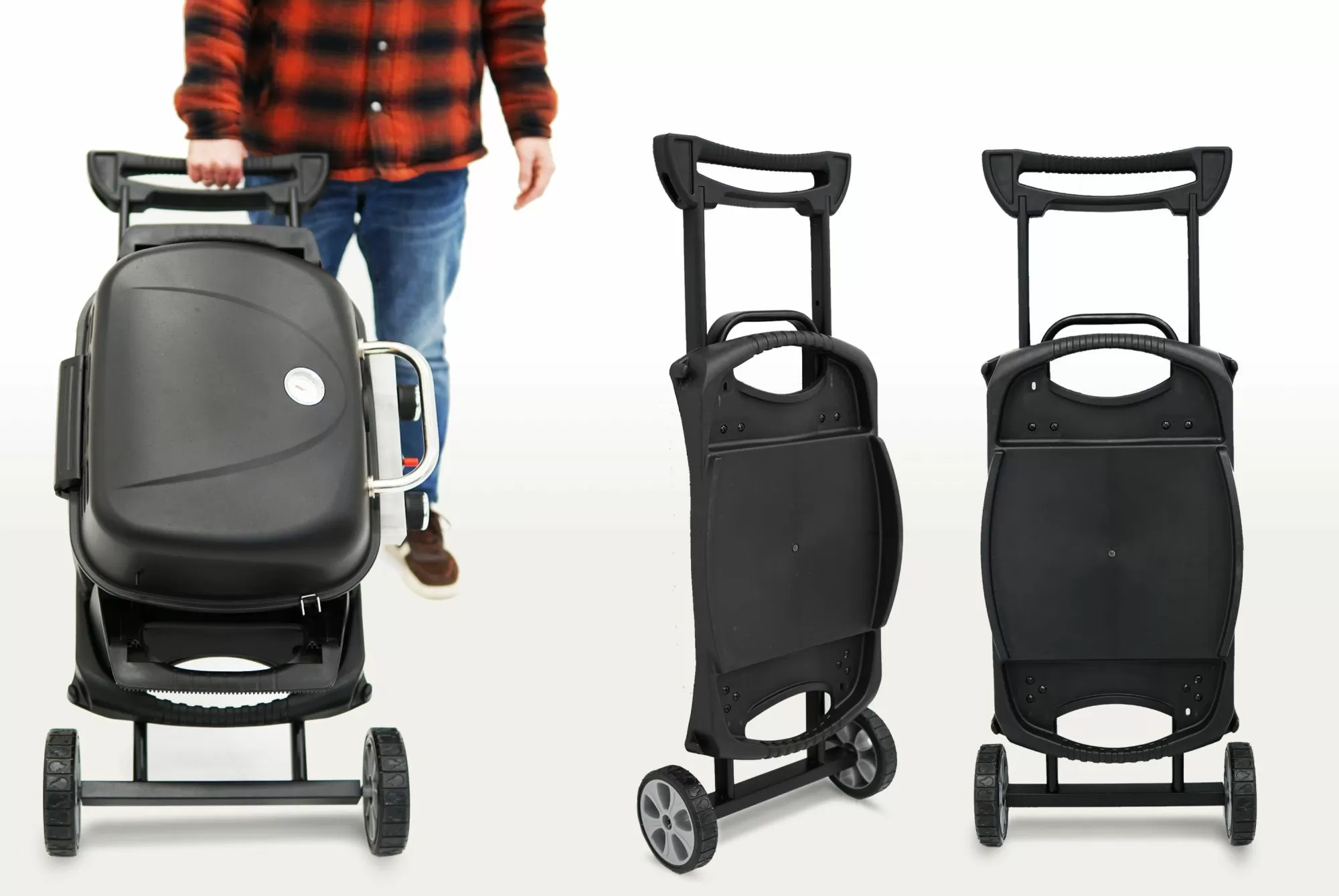 Портативный газовый гриль 2 горелки