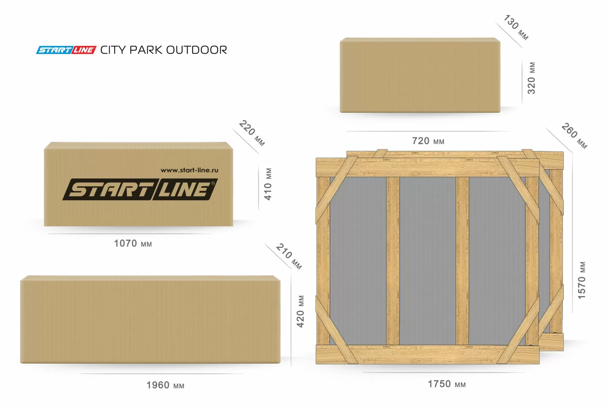 Стол теннисный City Park Всепогодный