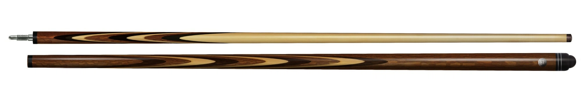 10-10-ПУЛ Кий "Классик 11-запильный" 2 РС, черн.граб/лайствуд(УЦ)