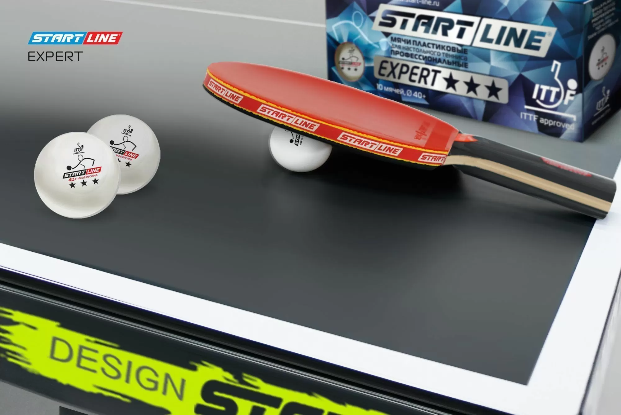 Мячи Start line EXPERT V40+ 3* (ITTF) (10 шт)