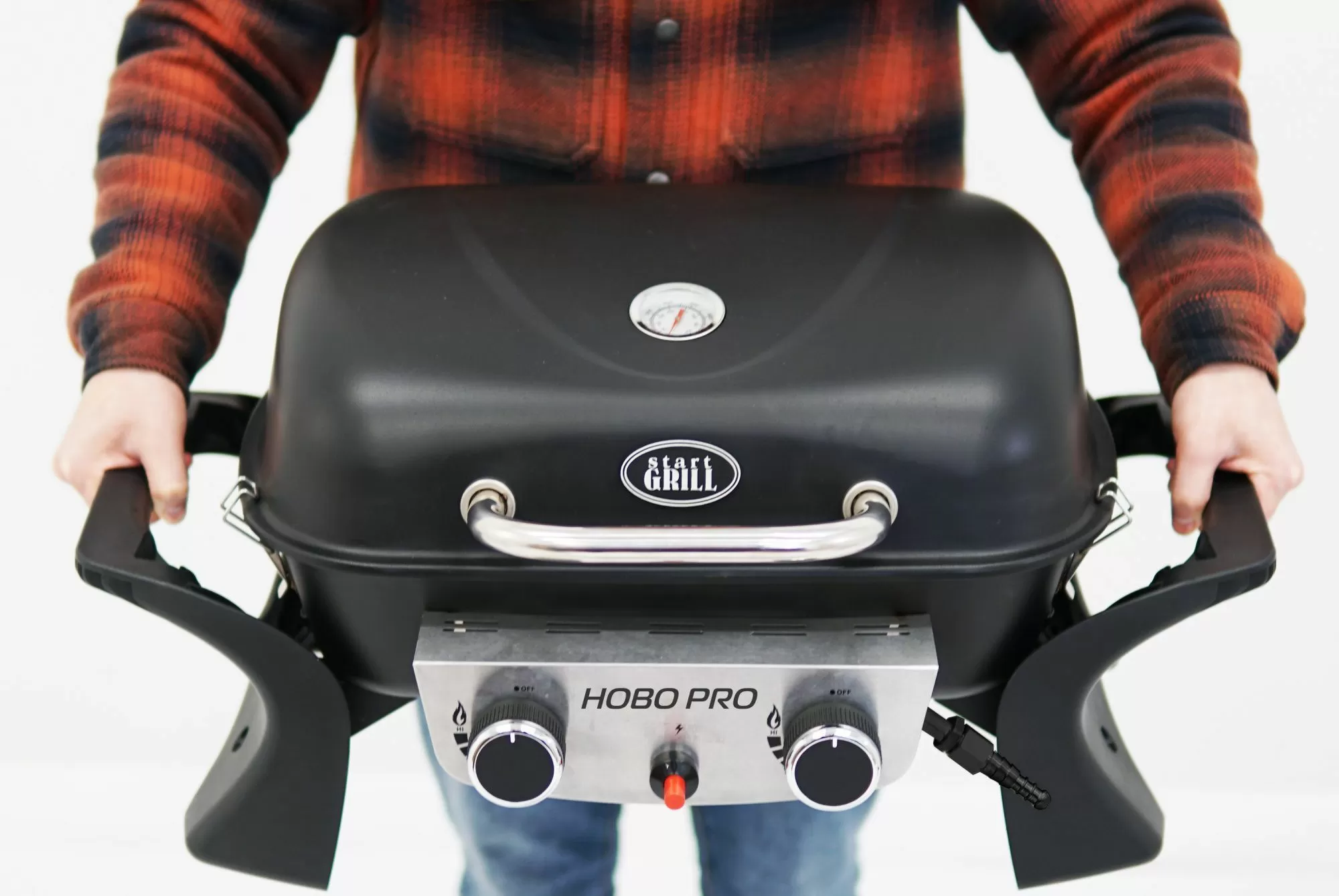 Портативный газовый гриль 2 горелки