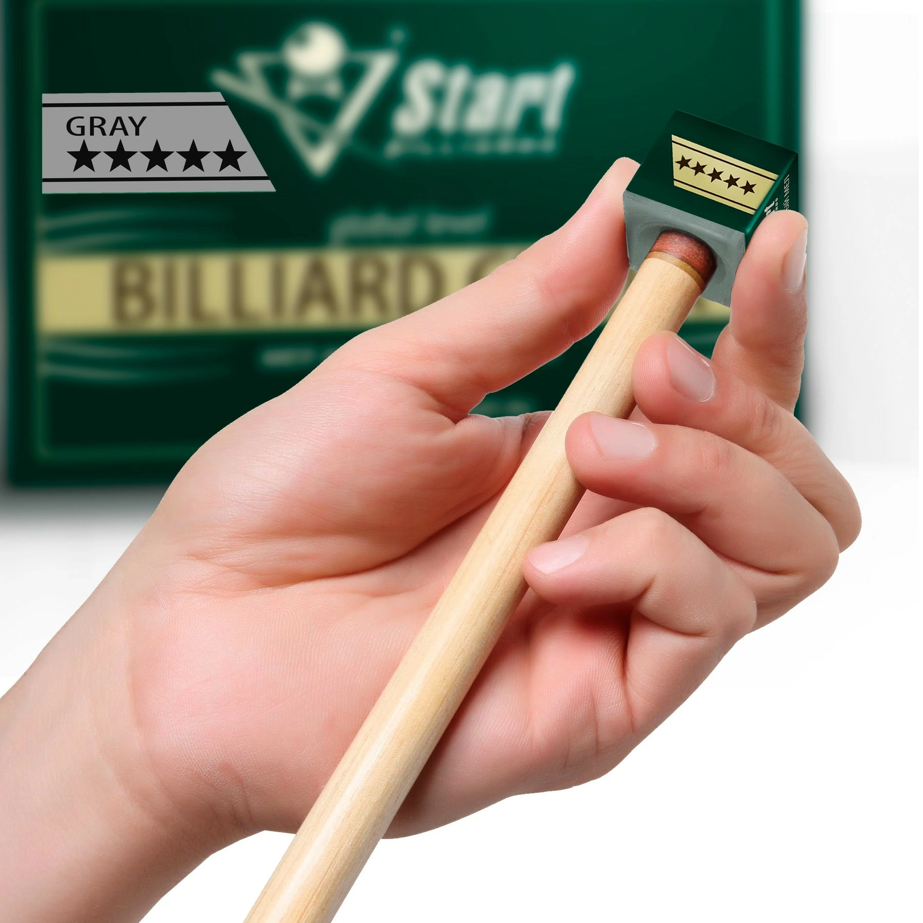 Мел Startbilliards 5 звезд серый (72шт)