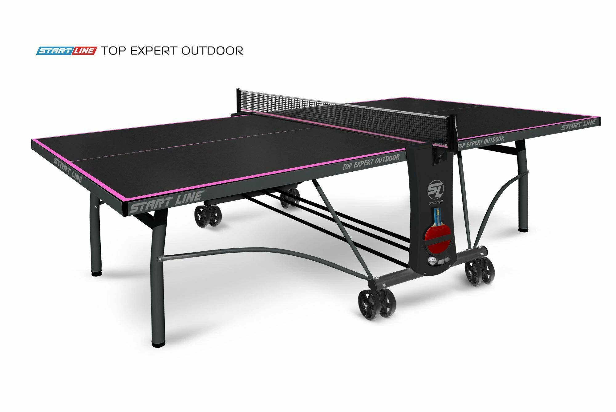 Стол теннисный Top Expert 6 Всепогодный Black