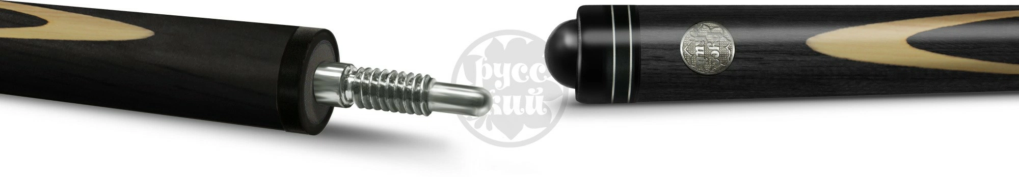 18-2-Р Кий "4-х сторонний запил, 10-запиллов 2 РС, тюльпан" черн.граб/граб(РК) 2