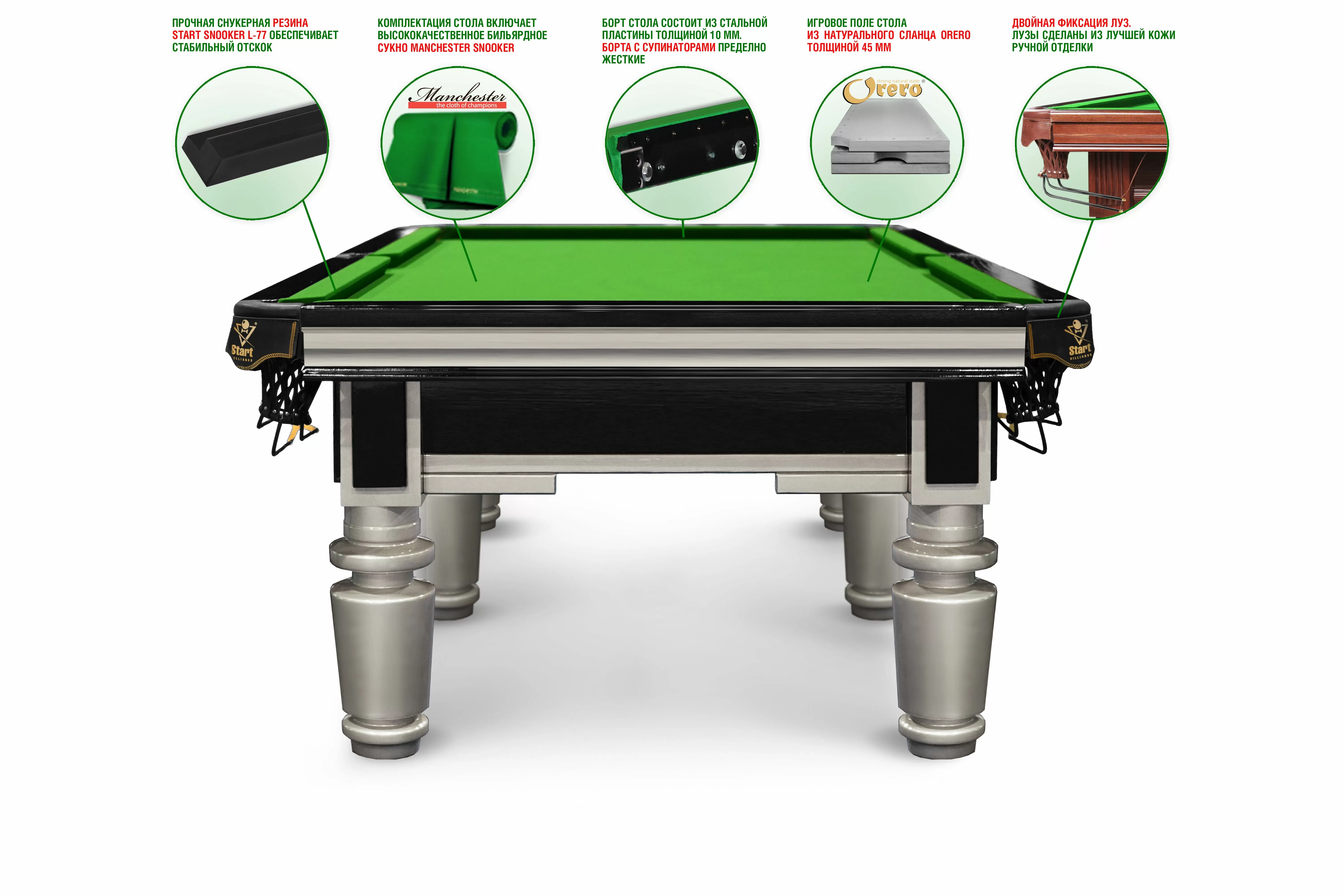 Бильярдный стол Start Professional К8 — Профессиональная серия