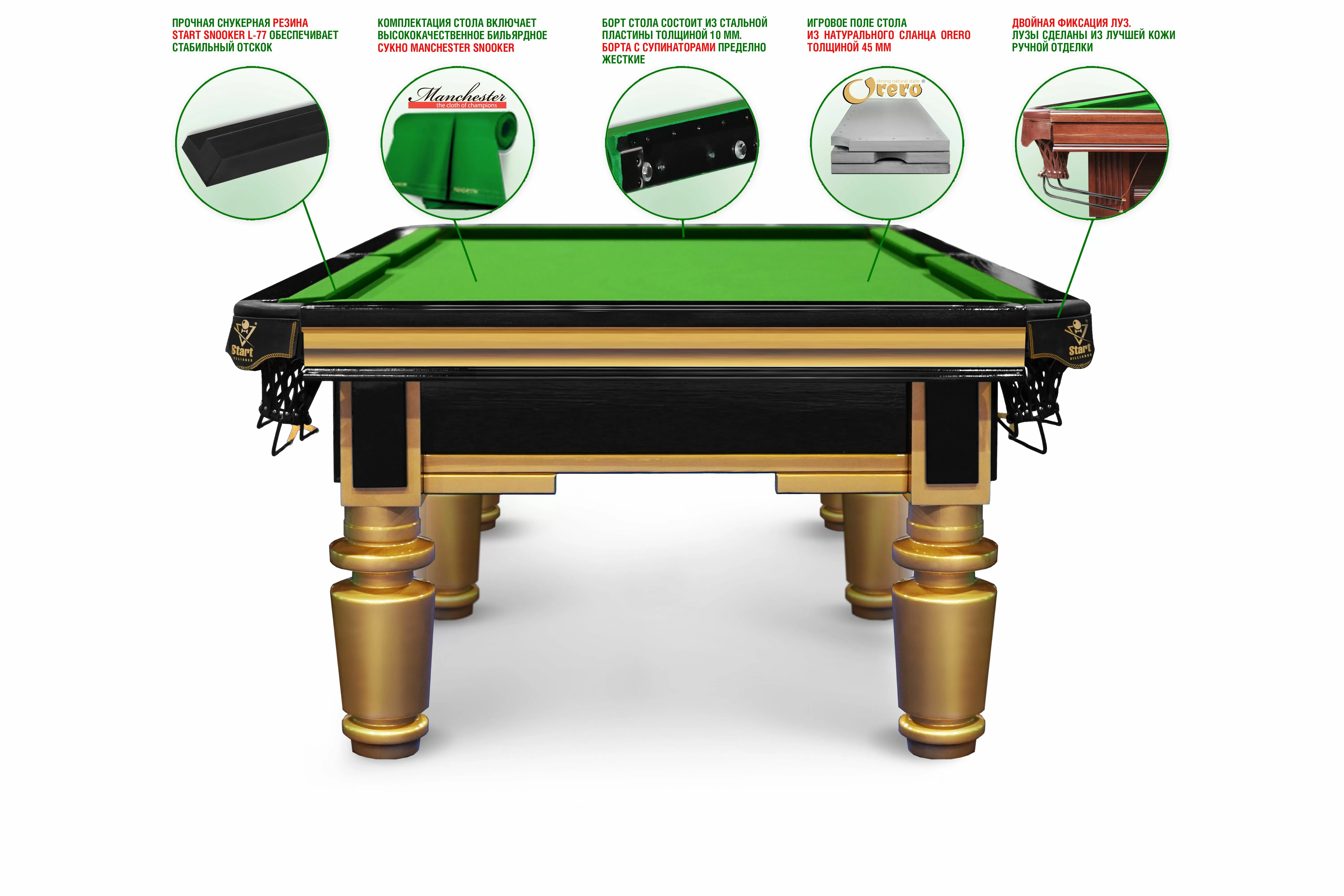 Бильярдный стол Start Professional К8 — Профессиональная серия