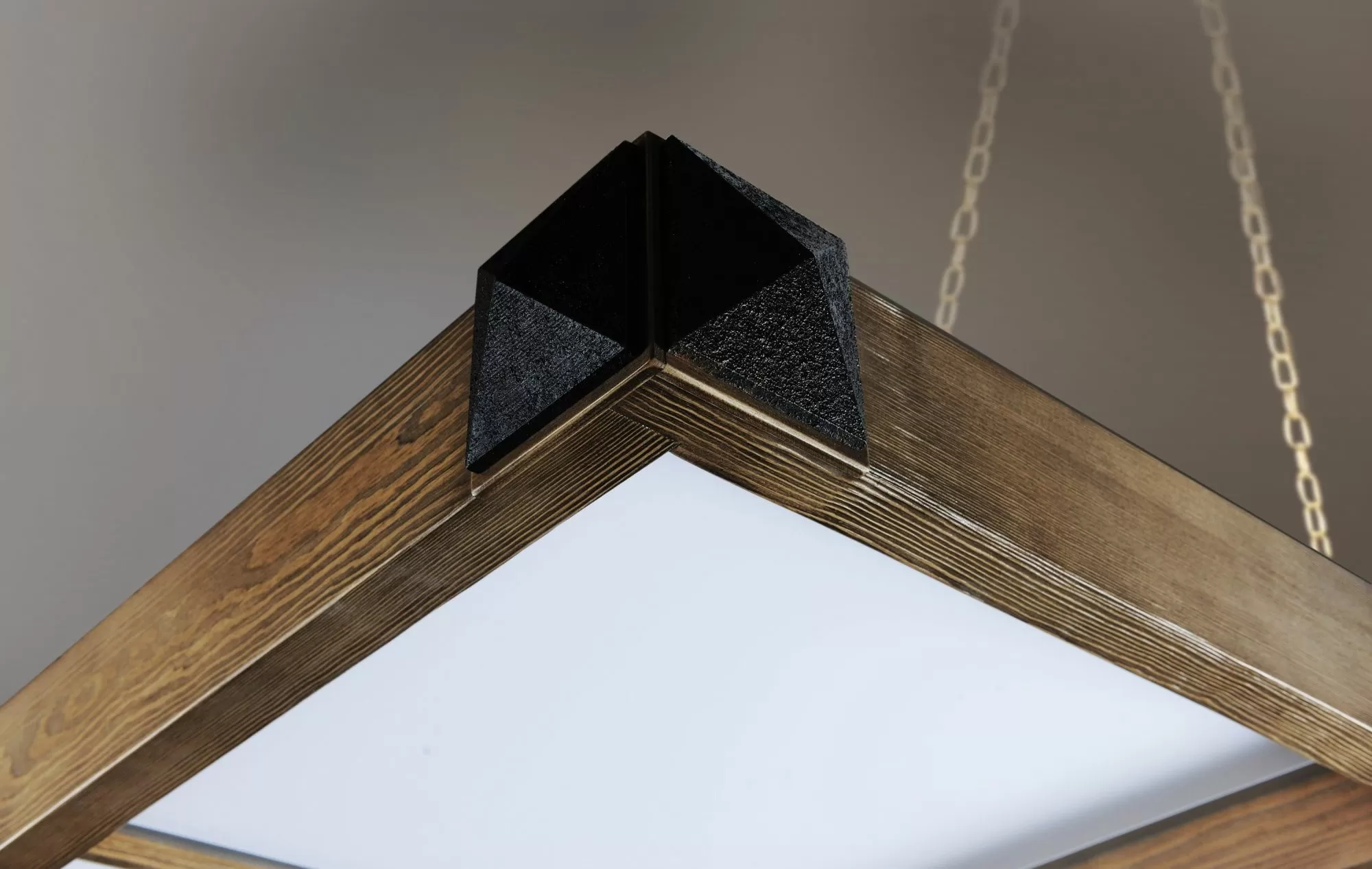 Лампа "Evolution Охота" 4 секции сосна