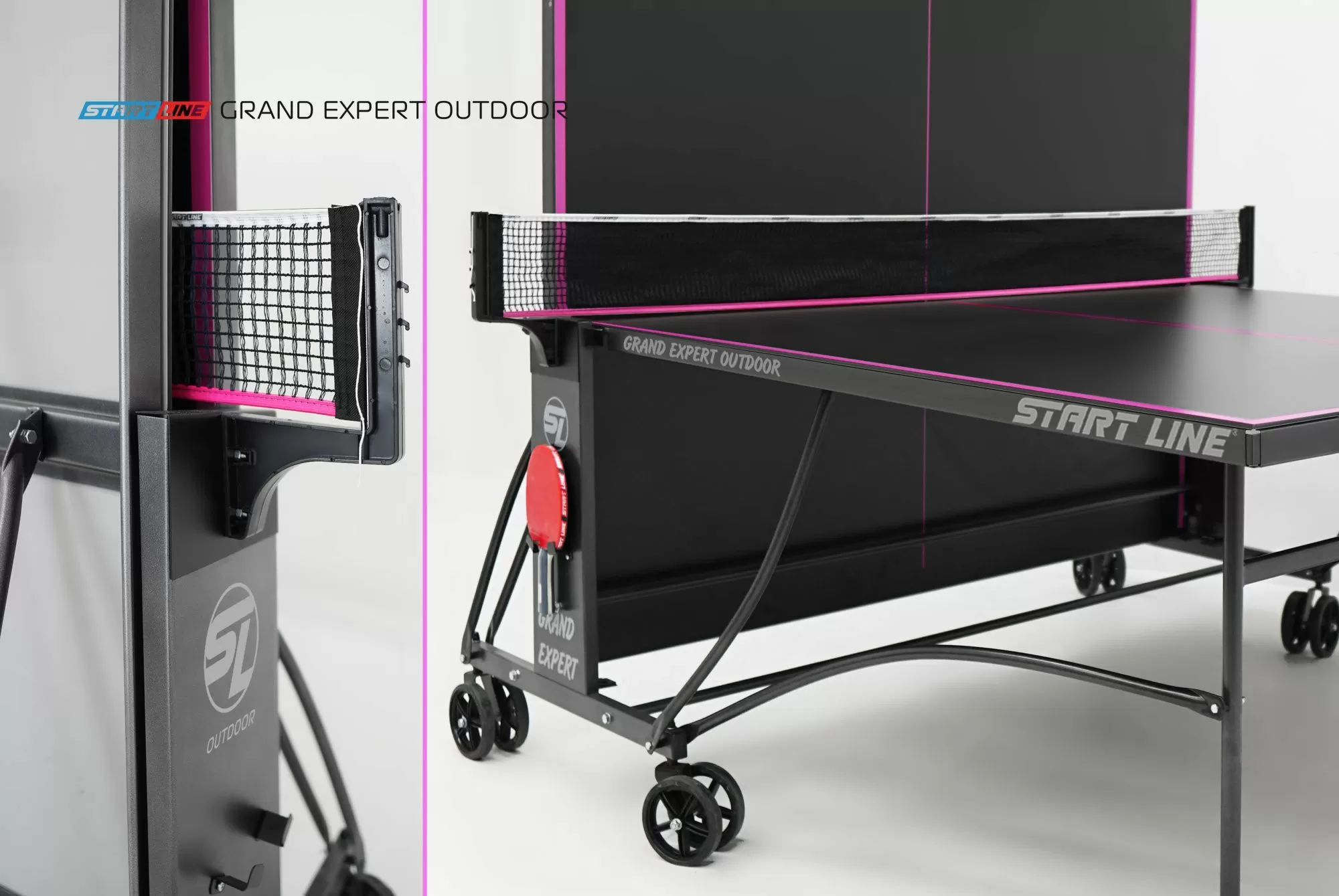 Стол теннисный GRAND EXPERT 4 Всепогодный Black