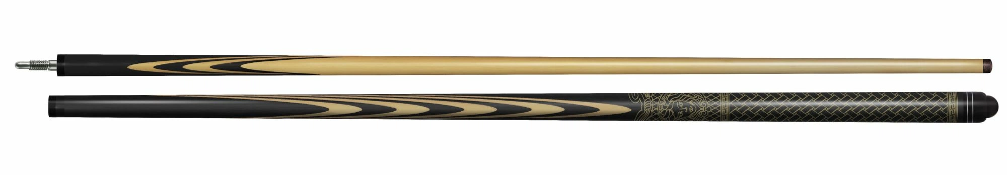 10-1-Р-Л-О-П Кий "Классик 13 запильный" 2 РС, черный граб/граб (Переплет)(РК)