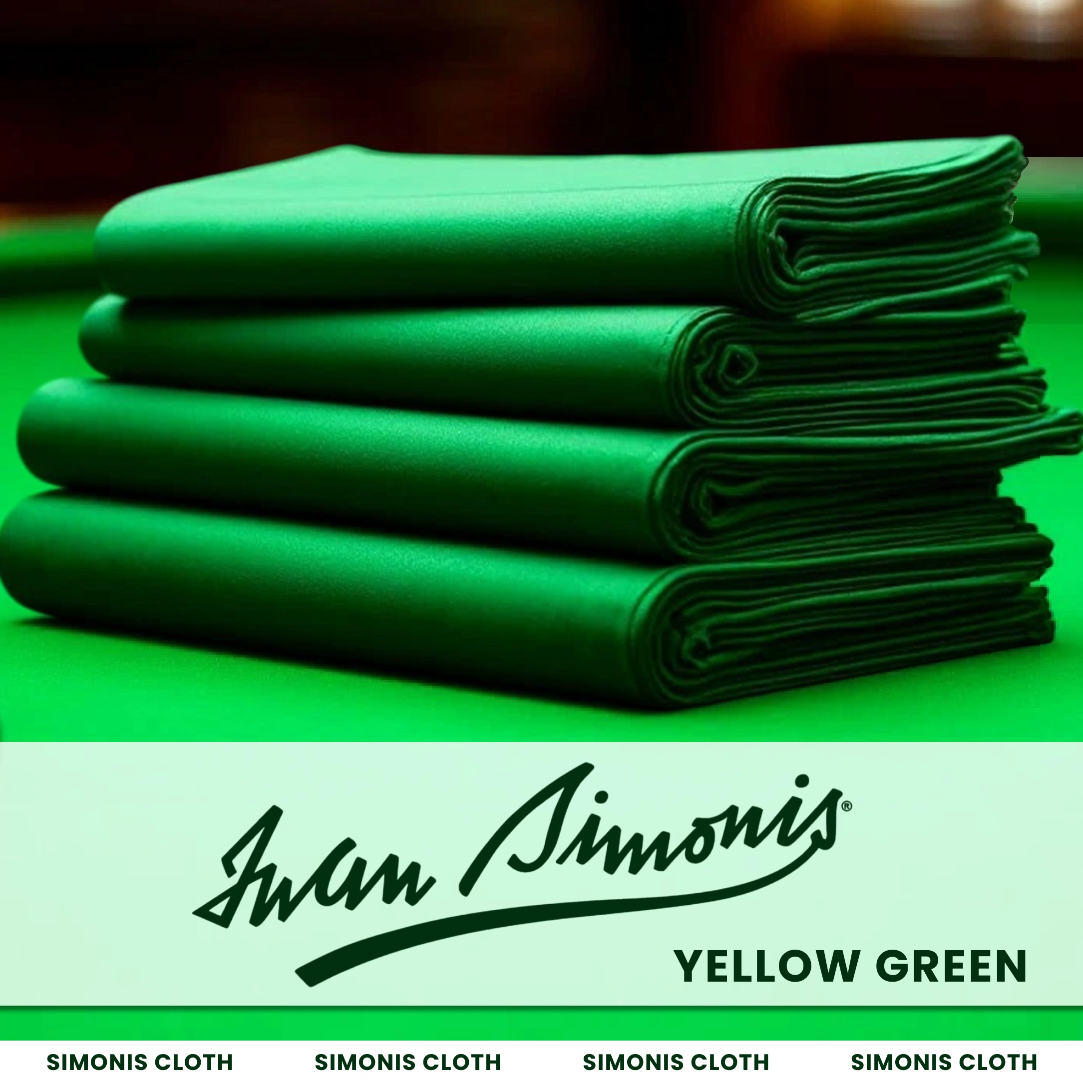 Популярное бильярдное сукно Simonis 760 в цвете Yellow Green снова в продаже!