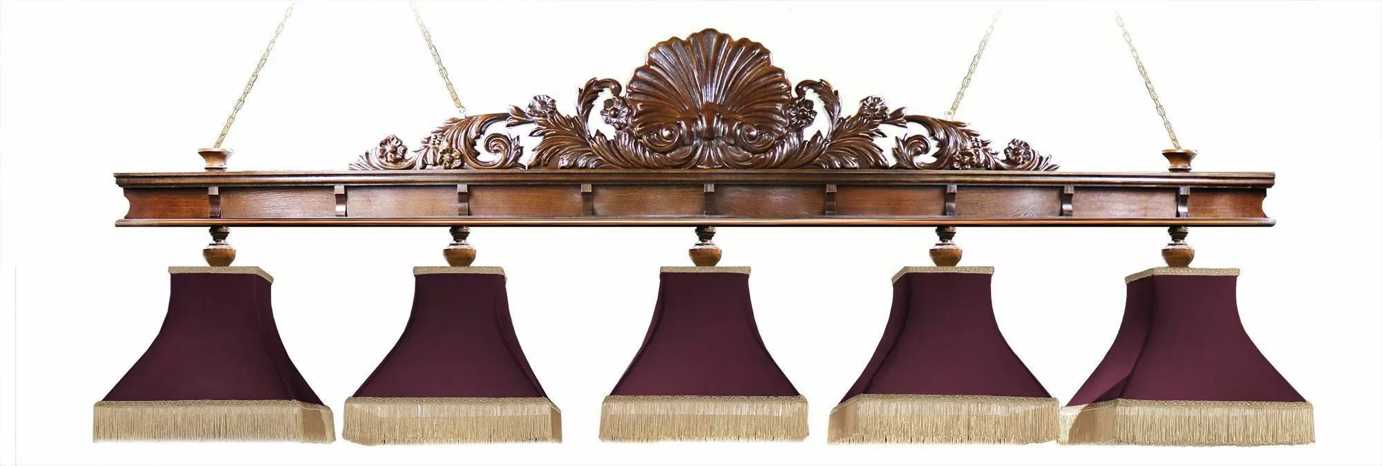 Лампа "Морская" 5пл. ясень